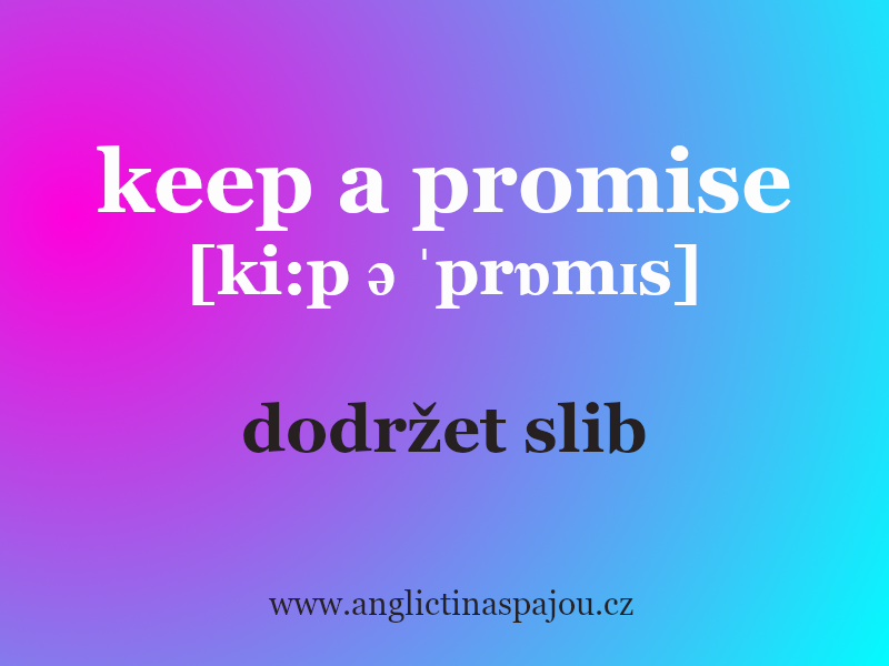 Keep a promise